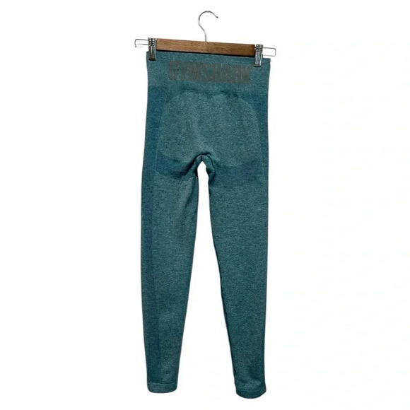 Gymshark FLEX HIGH WAISTED LEGGINGS blue Size S - Picture 7 of 10